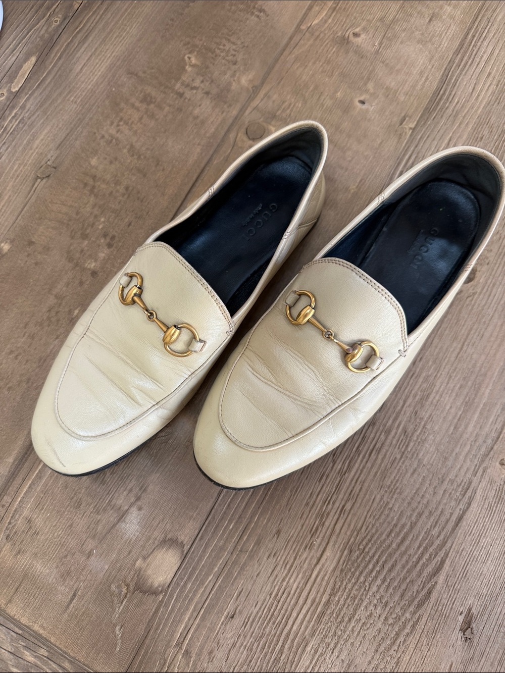 Gucci women’s horse bit loafer